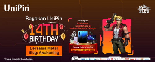 [UniPin 14Birthday] Top Up Metal Slug: Awakening di UniPin – Bawa Pulang Hadiah Fantastis &  Kode Item Gratis!